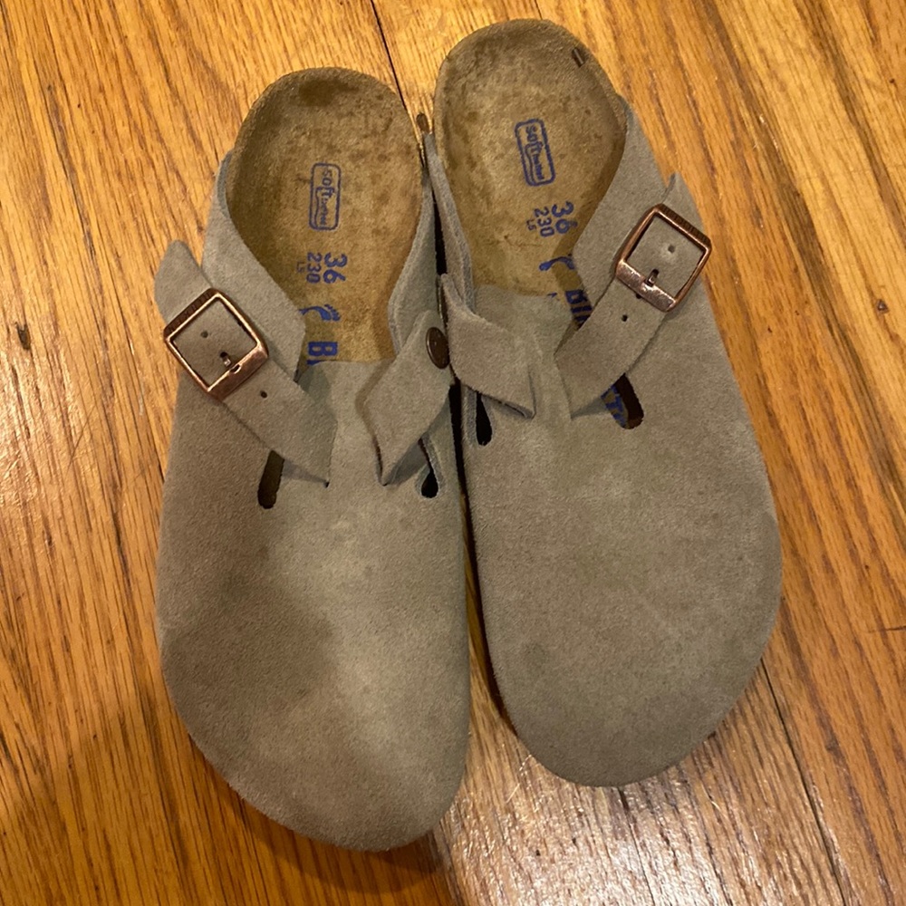 Birkenstock Suede Clogs